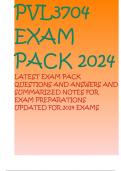 PVL3704 EXAM PACK 2024 