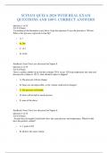 SCIN131 QUIZ 6 2024 WITH REAL EXAM QUESTIONS AND 100% CORRECT ANSWERS 