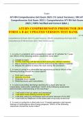 ATI RN Comprehensive Exit Exam 2023 (15 Latest Versions) / RN ATI  Comprehensive Exit Exam 2023 / Comprehensive ATI RN Exit Exam  2023 | 100% Verified and Correct Q&A |  ATI RN COMPREHENSIVE PREDICTOR 2019 FORM A B &C UPDATED VERSION TEST BANK  ATI RN 