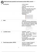 EEG board prep questions and answers solved 100% correct!