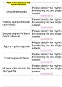 ACLS Pretest Questions And  Answers 2024/2025