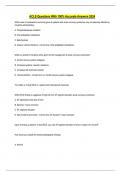 ACLS Questions With 100% Accurate Answers 2024, ACLS PRACTICE QUESTIONS WITH 100% VERIFIED ANSWERS 2024/2025, ACLS Drugs Dosages & Uses Questions And Answers 2024 All Verifed, ACLS Questions With 100% Accurate Answers 2024/2025, ACLS 2025 Cardiac arrest a