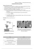 Summary of Scanning Probe microscopy techniques