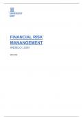 Bankmanagement + Financial Risk Management