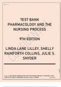 2024 Pharmacology Nursing Process Testbank by Lilley 9th edition 