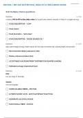 NR228 - NUTRITION EXAM 1 STUDY GUIDE |NR-228: | NR 228 NUTRITION, HEALTH & WELLNESS 