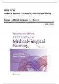 Test bank For Brunner & Suddarth's Textbook of Medical-Surgical Nursing 14th Edition by Janice Hinkle||ISBN NO:10,1496347994||ISBN NO:13,978-1496347992|| Chapter 1-68||Complete Questions and Answers||A+ Guide