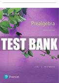 Test Bank For Prealgebra 6th Edition All Chapters - 9780134540931