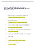 HESI PN EXIT// HESI PN EXIT EXAM 200+ QUESTIONS AND VERIFIED ANSWERS 2023-2025 LATEST// A GRADE   1.	a male client admitted the morning of his scheduled surgery tells the PN that he drank water last night. What intervention will the PN implement first?  D