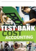 Test Bank For Principles of Cost Accounting - 17th - 2016 All Chapters - 9781305087408