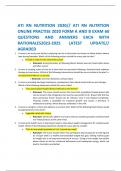 ATI RN NUTRITION 2020// ATI RN NUTRTION ONLINE PRACTISE 2020 FORM A AND B EXAM 60 QUESTIONS AND ANSWERS EACH WITH RATIONALES2023-2025 LATEST UPDATE// AGRADED     1.	A nurse in an acute care facility is planning care for a client who has chosen to follow I