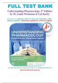 Test Bank for Understanding Pharmacology Essentials for Medication Safety, 3rd Edition by M. Linda Workman & LaCharity, All Chapters Covered