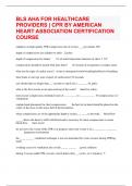 BLS AHA FOR HEALTHCARE PROVIDERS | CPR BY AMERICAN HEART ASSOCIATION CERTIFICATION COURSE