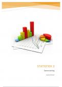 Samenvatting -  Statistiek voor psychologen, deel 3 (P0M20a)