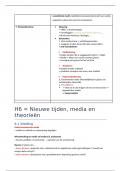 samenvatting communicatie wetenschappen semester 1 H6-H13 