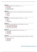 AP1 EXAM 4 (50 Questions and Answers)