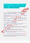 2024 PSY C290N FINAL EXAM WEEK 8 CHAMBERLAIN UNIVERSITY- 75+Questions and verified Answers 100% Graded A+ New Generation!!!! Pass!!!