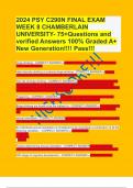 2024 PSY C290N FINAL EXAM WEEK 8 CHAMBERLAIN UNIVERSITY