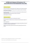 LETRSUnit8SessionAllSessions(1-6) This study source was downloaded by 100000839397556 from CourseHero.com on 12272022 01:53:11 GMT 06:00  A . LETRSUnit8 Session1 Whatarethebenefitsof havingstudentswrite inresponsetotext?Selectallthatapply. Accordingto