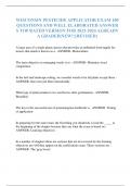 WISCONSIN PESTICIDE APPLICATOR EXAM 100 QUESTIONS AND WELL ELABORATED ANSWERS TOP RATED VERSION FOR 2023-2024 ALREADY A GRADED|NEW!!{REVISED}