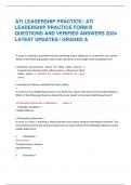  ATI LEADERSHIP PRACTICE// ATI LEADERSHIP PRACTICE FORM B  QUESTIONS AND VERIFIED ANSWERS 2024 LATEST UPDATES// GRADED A    A nurse is chairing a committee about preventing infant abduction in a new birth care center. Which of the following quality contro