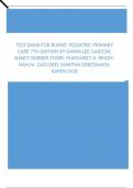 Test bank for Burns' Pediatric Primary Care 7th Edition by Dawn Lee Garzon Nancy Barber Starr Margaret A. Brady Nan M. Gaylord Martha Driessnack Karen Dud