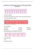 2023 RELIAS DYSRYTHMIA BASIC B TEST QUESTIONS  GRADED A