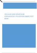 Cellular and Molecular Immunology 9th Edition Abbas Test Bank