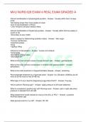 MVU NURS 629 EXAM 4 REAL EXAM GRADED A Clinical manifestation of physiological jaundice - Answer- *Usually within first 2-4 days of life *Not lasting longer than first 2 weeks of onset *Due to fast breakdown of RSCs *Liver immature and poor dietary intake