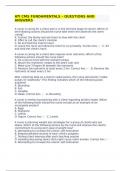 ATI CMS FUNDAMENTALS – QUESTIONS AND ANSWERS A nurse is caring for a client who is in the terminal stage of cancer. Which of the following actions should the nurse take when she observes the client crying? A. Contact the family and ask them to stay with t