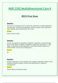 NUR 2392 / NUR2392 Final Exam (Latest 2024 / 2025): Multidimensional Care II / MDC 2 - Rasmussen