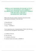 INDIANA AUCTIONEER LICENSURE ACTUAL  EXAM ALL QUESTIONS AND CORRECT ELABORATED ANSWERS TOP RATED VERSION FOR 2024-2025 ALREADY A GRADED|NEW!!{REVISED}