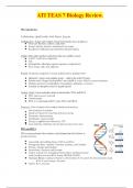 ATI TEAS 7 Biology Review