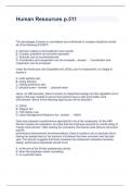 Human Resources p.511 Questions and Answers Graded A+ 2o24