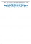 ATI RN COMPREHENSIVE PREDICTOR REMEDIATION EXAMQUESTIONS AND CORRECT ANSWERS|A GRADE(DOWNLOAD TO SCORE A)  **A client is postoperative following a lumbar discectomy and is having difficulty voiding. The nurse should recognize that which of the following m