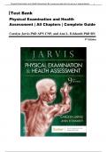 Test Bank Physical Examination and Health  Assessment | All Chapters | Complete Guide