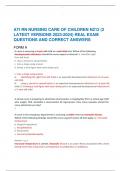 ATI RN NURSING CARE OF CHILDREN N212 (2 LATEST VERSIONS 2023-2024) REAL EXAM QUESTIONS AND CORRECT ANSWERS   A nurse is assessing a 4-year-old child at a well-child visit. Which of the following developmental milestones should the nurse expect to observe?