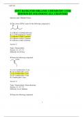 TEST BANK FOR ORGANIC CHEMISTRY 11TH EDITION BY SOLOMONS ALL CHAPTERS