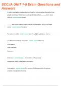 SCCJA UNIT 2, SCCJA Unit 3 Specific Crimes, sccja criminal gang test 5, sccja unit 3 test (crimes against person), SCCJA Unit 1, Unit 4 D Q&A 2023-2024