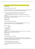 Nurs209 M4.5 Midterm Exam Questions with Answers