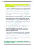 SNHD Protocol Test Review Exam Questions with 100% Correct Answers 2024..