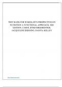 Test Bank for Wardlaw’s Perspectives in Nutrition A Functional Approach, 3rd Edition, Carol Byrd-Bredbenner, Jacqueline Berning, Danita Kelley.