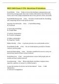 INSY 2303 Exam 2 UTA -Questions & Solutions