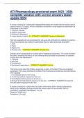 ATI Pharmacology proctored exam 2023 / 2024 complete solution with correct answers latest update 2024 A nurse is caring for a client with hyperparathyroidism and notes that the client's serum calcium level is 13 mg/dL. Which medication should the nurse