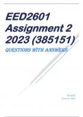 EED2601 Assignment 2 2023 (385151) QUESTIONS WITH ANSWERS 