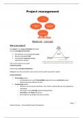 Smenvatting Project Management