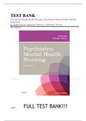 Test Bank For Psychiatric Mental Health Nursing (Psychiatric Mental Health Nursing (Fortinash)) 5th Edition by Katherine M. Fortinash , Patricia A. Holoday Worret||ISBN NO:10,032307572X||ISBN NO:13,978-0323075725||All Chapters Covered||Complete Guide A+