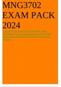 MNG3702 EXAM PACK 2024