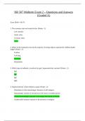 NR 507 Midterm Exam 2 – Questions and Answers (Graded A) Score 58/60 = 96.7% 1. The coronary ostia are located in the: (Points : 2)  Left ventricle  Aortic valve  Coronary sinus  Aorta 2. Where in the respiratory tract do the majority of foreign objects a