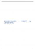 "Speciale" samenvatting expert in verzekeren